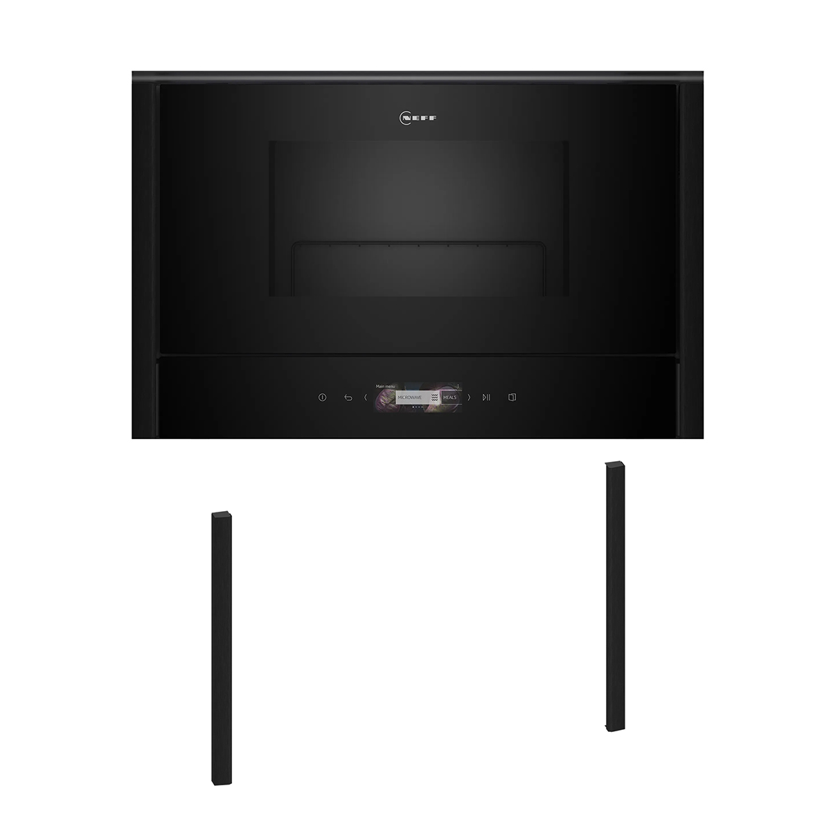 Neff NML38E0D0 Φούρνος Μικροκυμάτων NL9GR31Y1 & 38 cm Deep Black Flex Design Kit