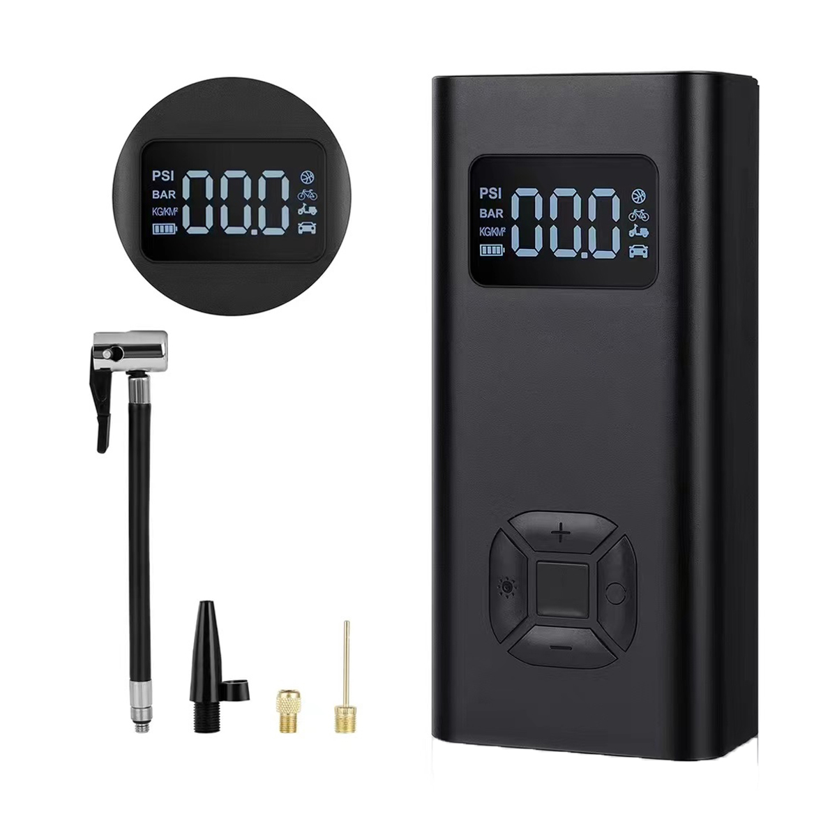 DVT Air Compressor DVT Portable Air Pump DVTAP01 Black