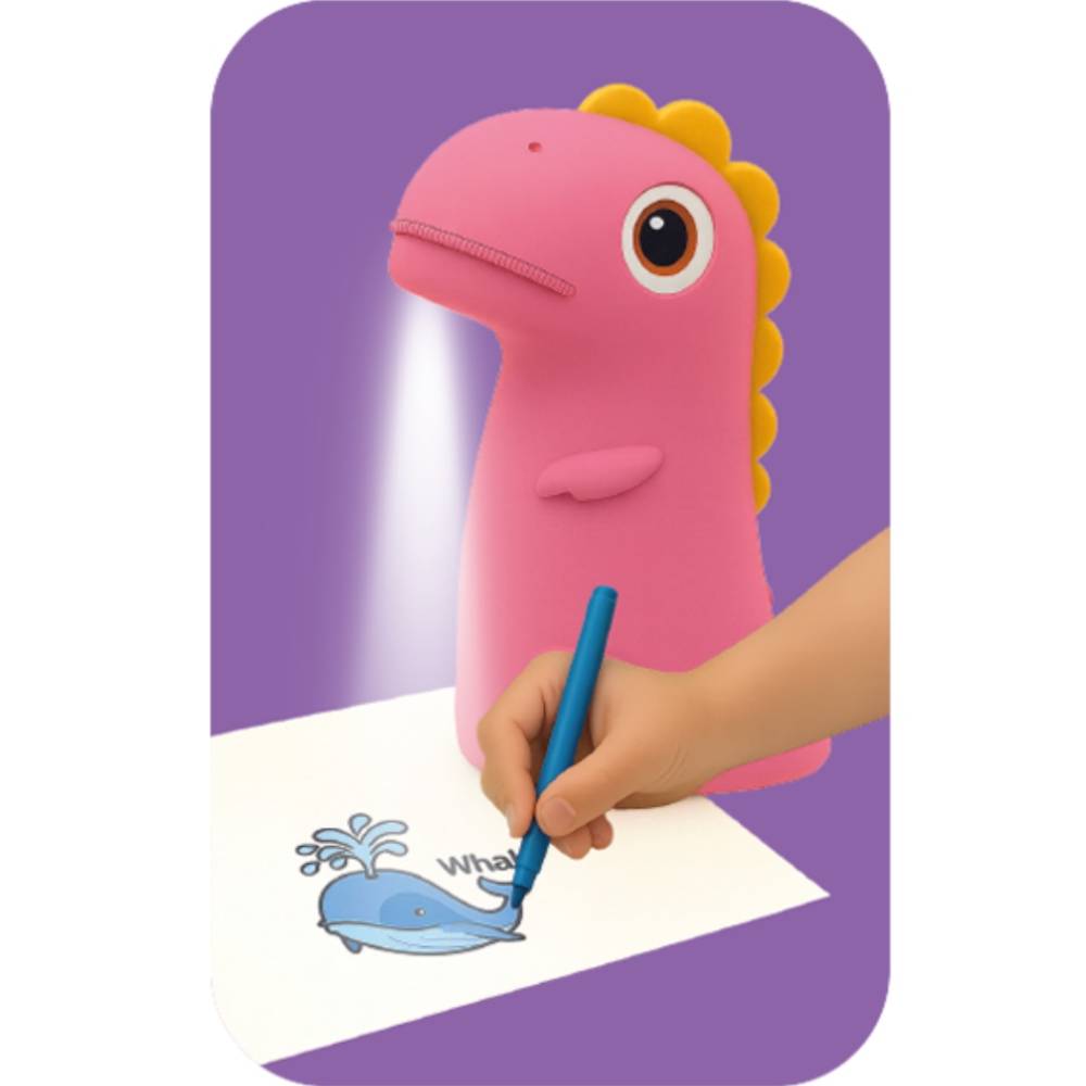 Kiddoboo Dino's Art Pink