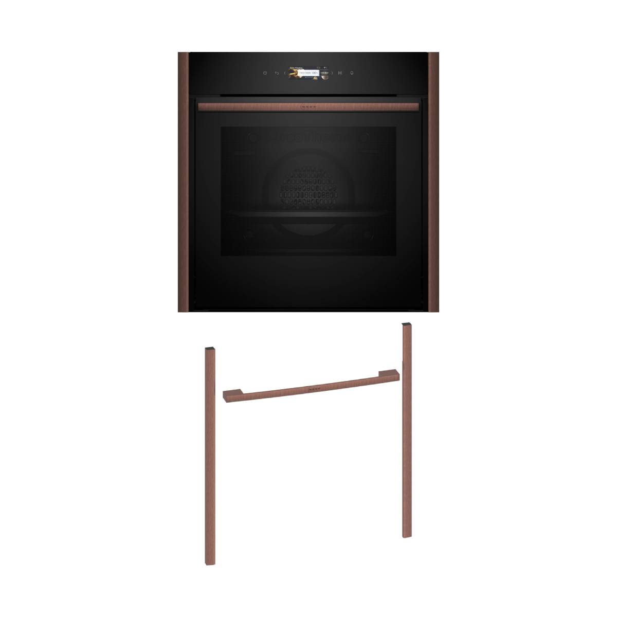 B59CR3AY0 Built-in Oven & Z9060BY0 Brushed Bronze Flex Design Kit