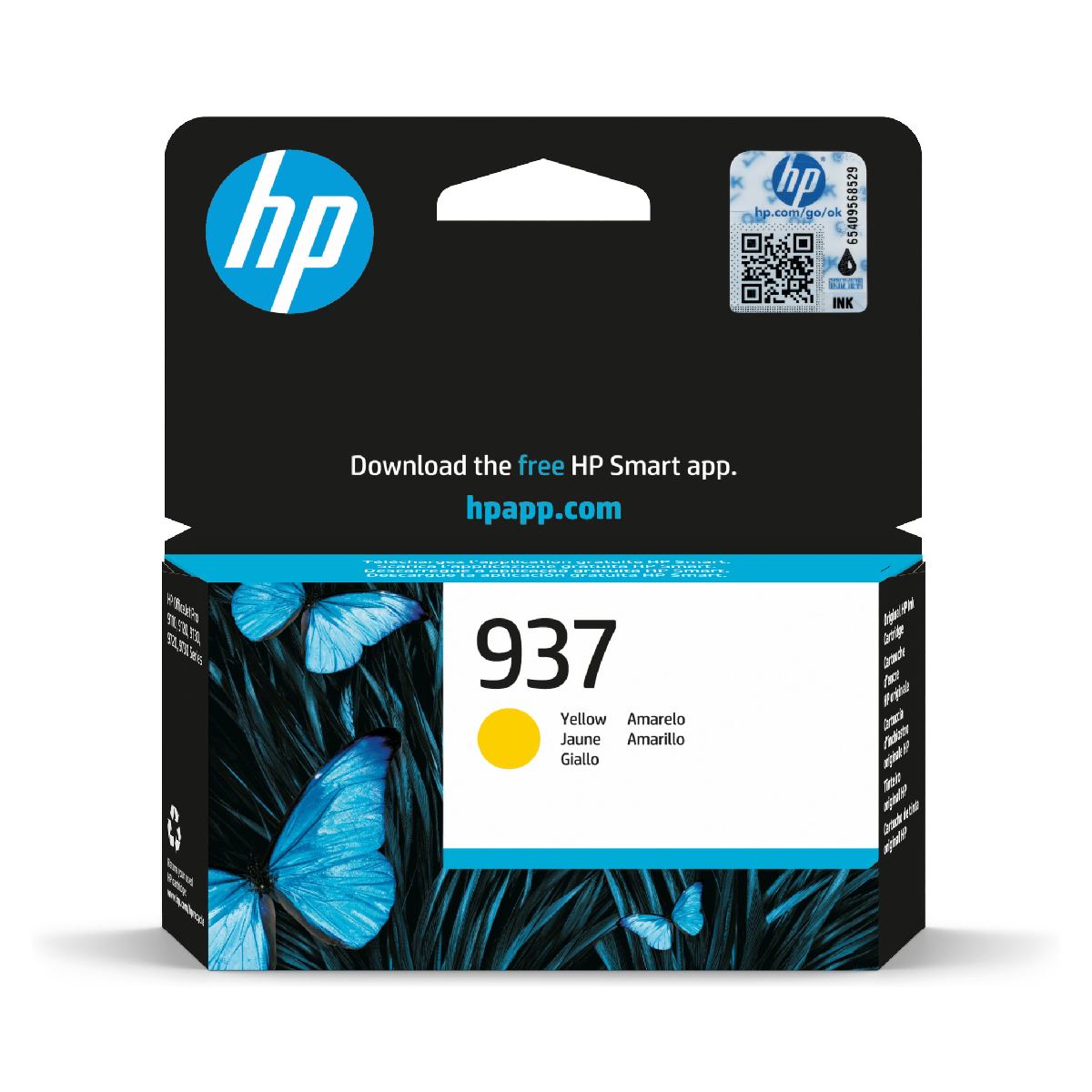 HP Ink HP 937 4S6W4NE Instant Ink Yellow