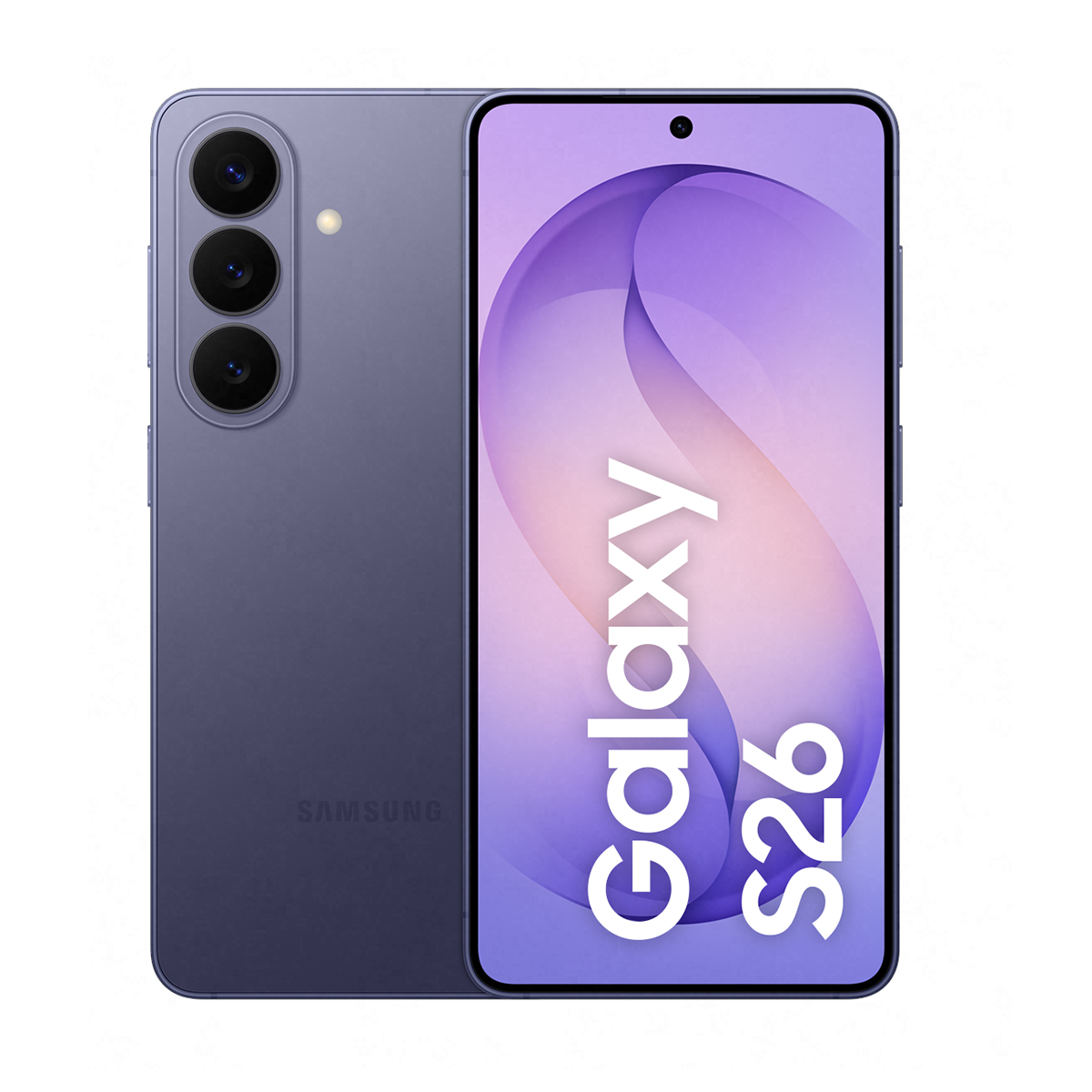 Samsung Galaxy S26 Smartphone 6.3-inch FHD+ 120Hz AMOLED 50MP Triple Camera 12GB 256GB 5G Purple