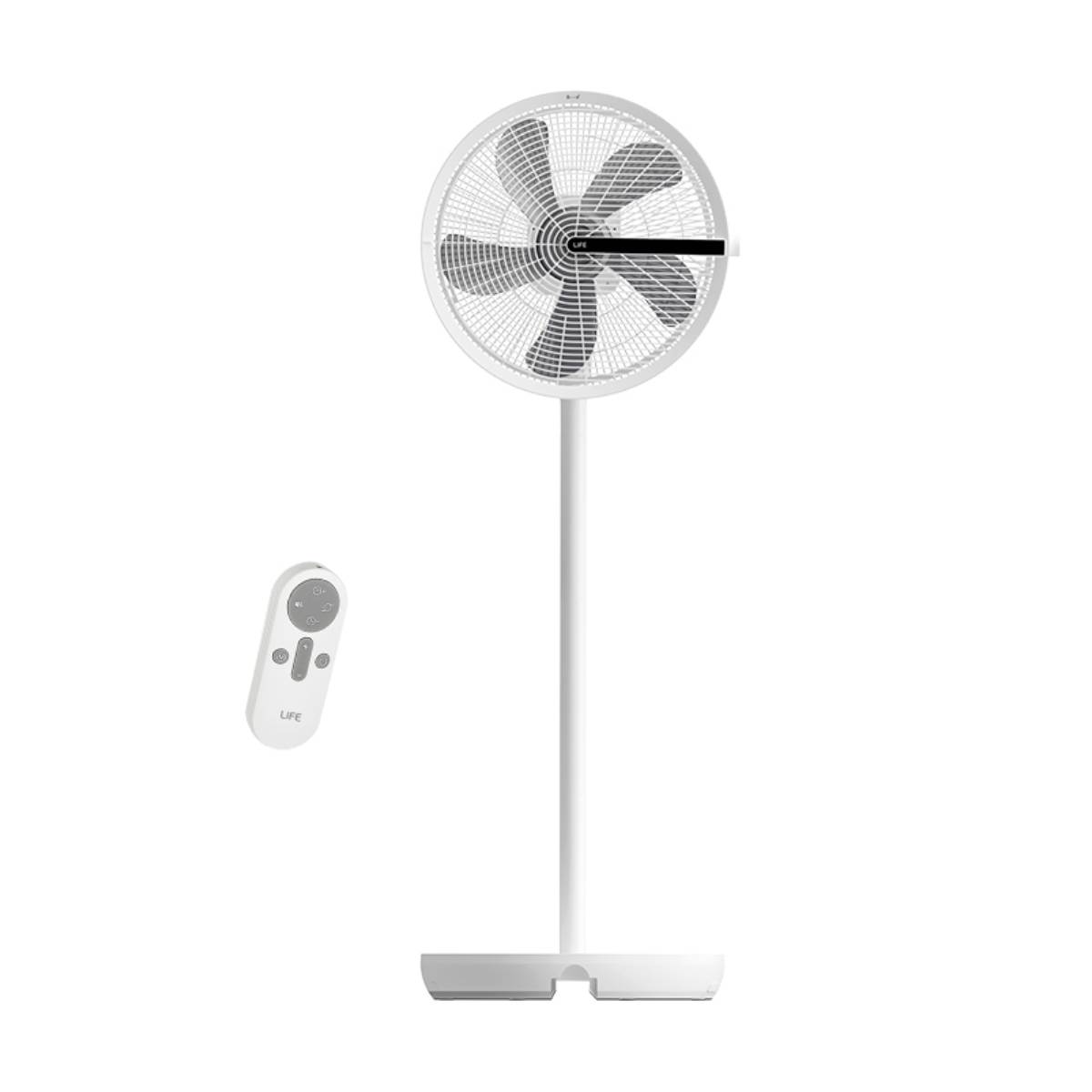Life 221-0441 Floor Fan with Remote Control 40 cm, White