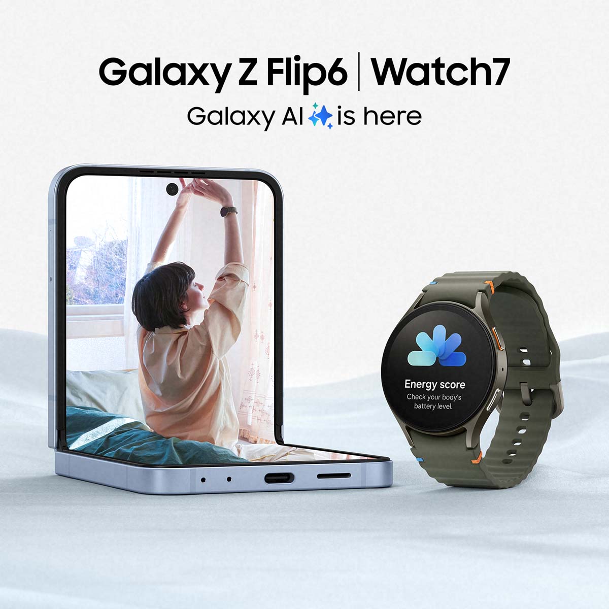 Samsung Galaxy Z Flip6 12/512GB Blue Smartphone | ΚΩΤΣΟΒΟΛΟΣ