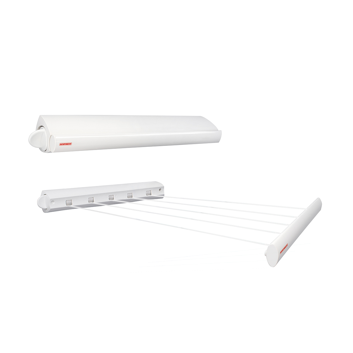 Leifheit WALL CLOTHES DRYING RACKS ROLL FIX 210 WHITE