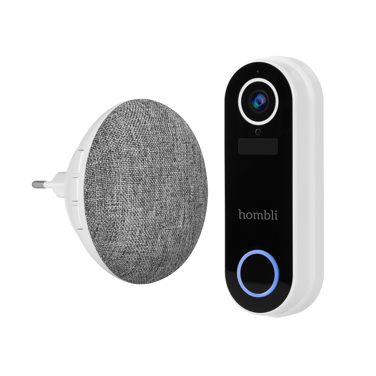 Hombli Smart Doorbell 2 & Chime 2 White