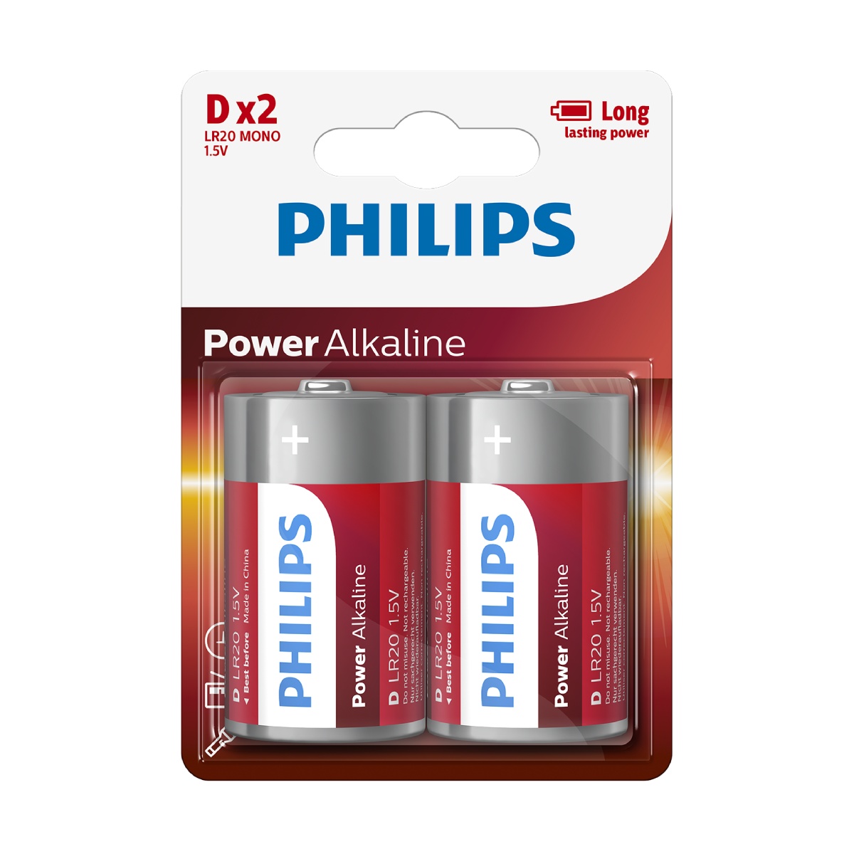Philips Power Alkaline D (LR20P2B)