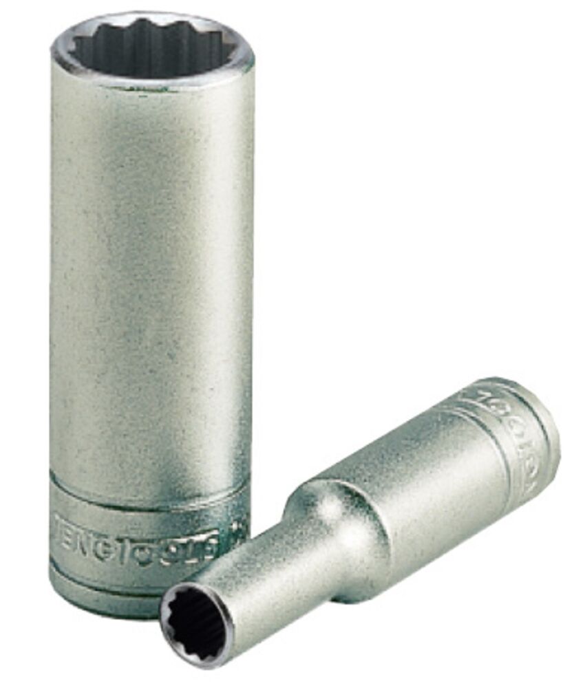 TengTools 1/4inch Deep Socket 12 pt Metric 12mm