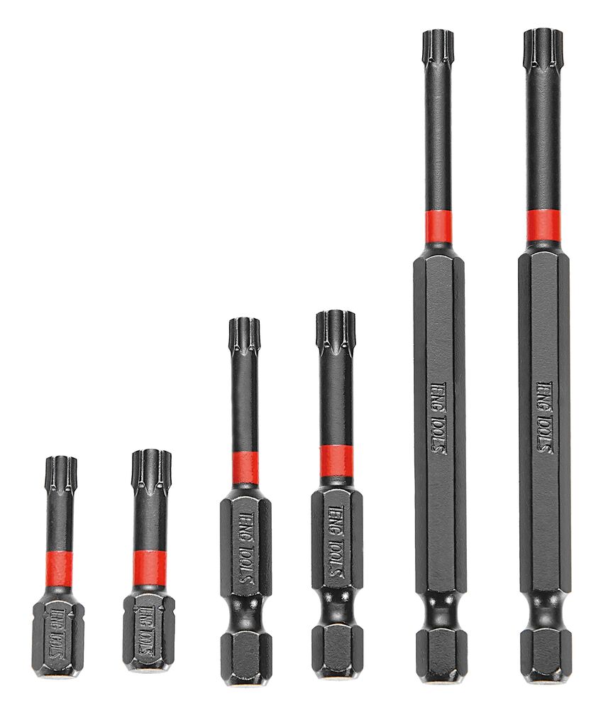 TengTools 1/4inch TX Impact Bits 89mm TX25 ×1