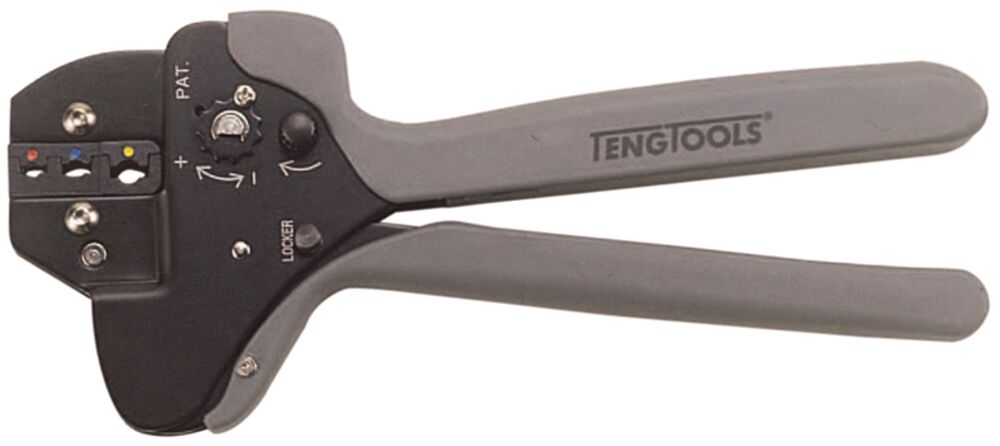 TengTools Ratcheting Crimping Plier With Three Heads