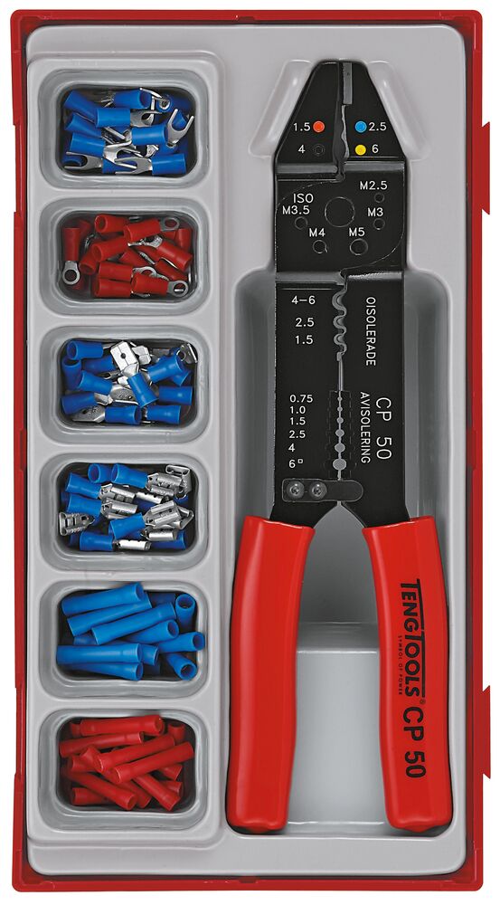 TengTools Crimping Plier Set TT1 121 Pieces