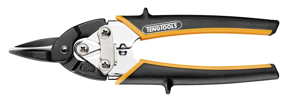 TengTools Compact tin snip straight/left cut Cr-Mo 182mm