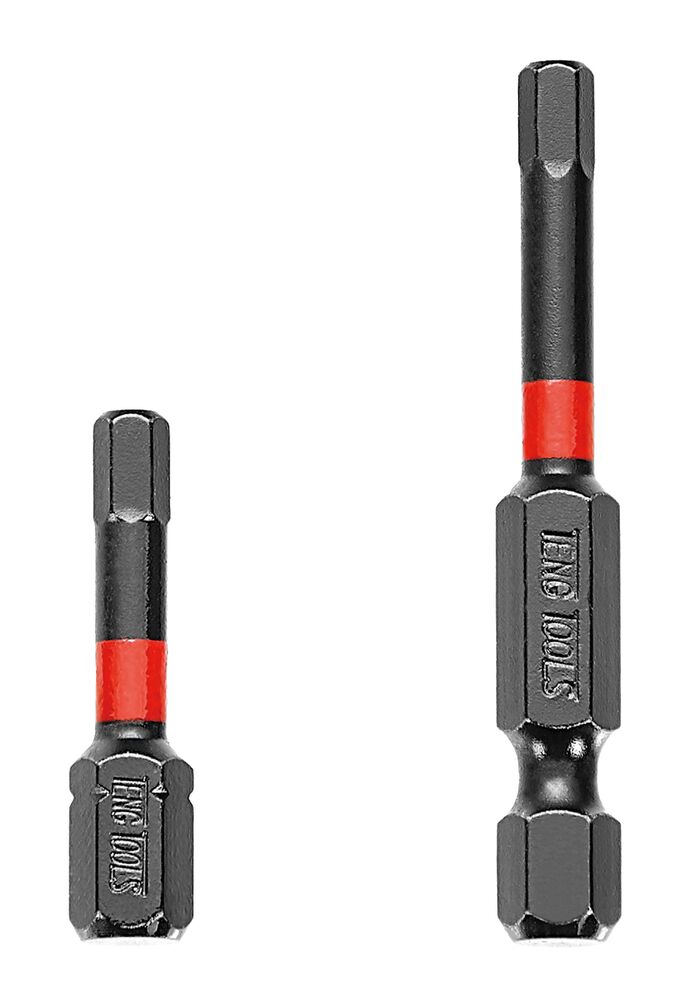 TengTools 1/4inch Hex Impact Bits 30mm Hex 4mm ×1