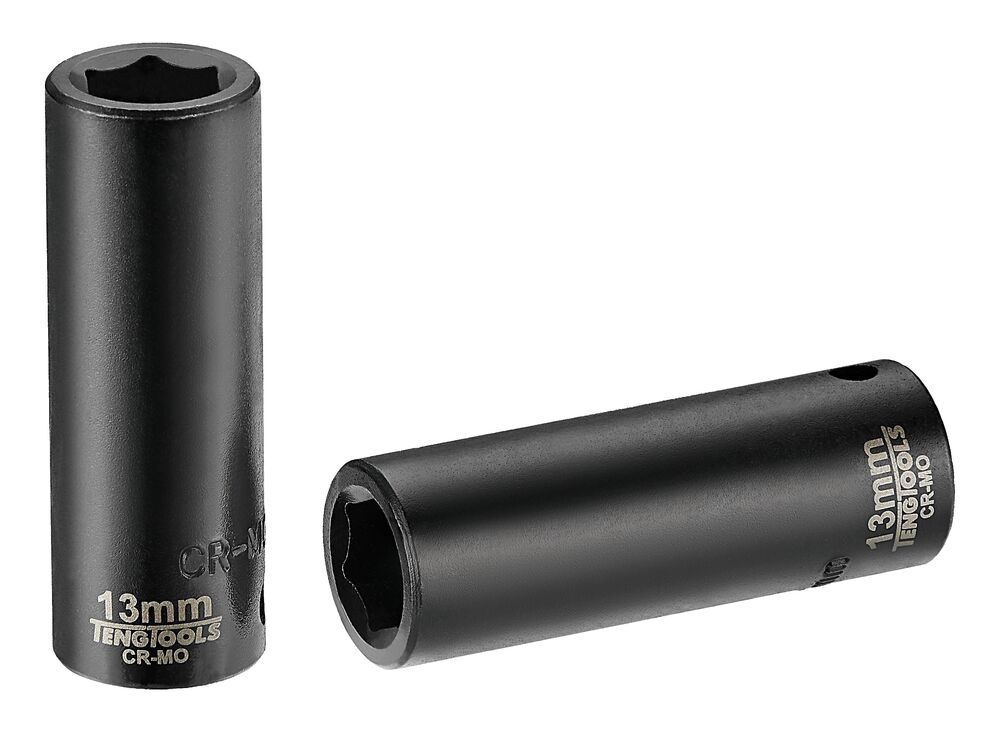 TengTools 3/8inch Deep Impact Socket ANSI Metric 14mm