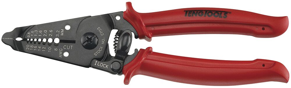 TengTools Crimping and Wire Stripping Plier