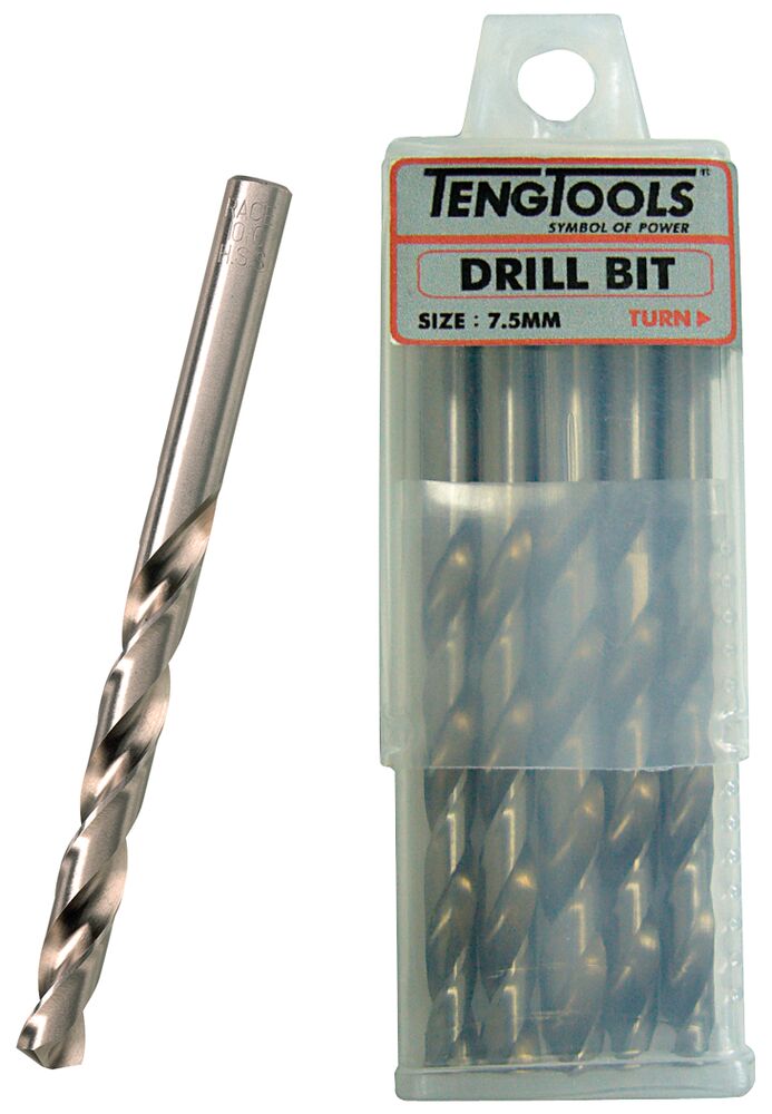 TengTools Drill Bits Fully Ground 8.5mm ×5