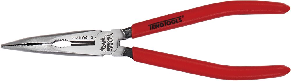 TengTools Bent Long Nose Plier 200mm