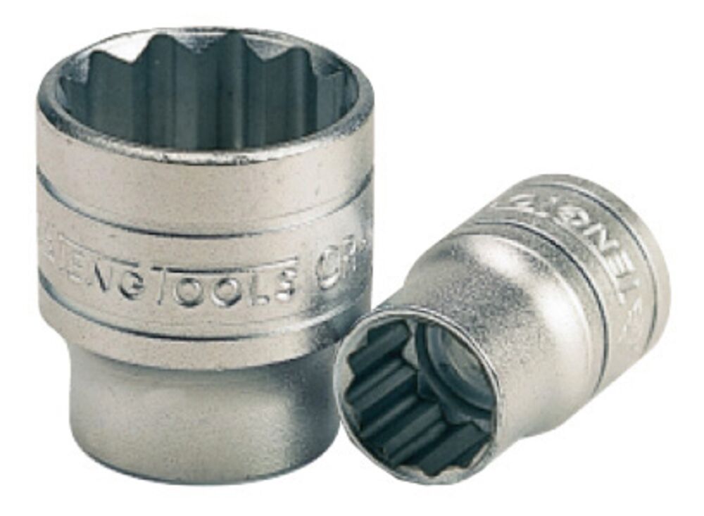 TengTools 3/8inch Socket 12 pt Metric 15mm