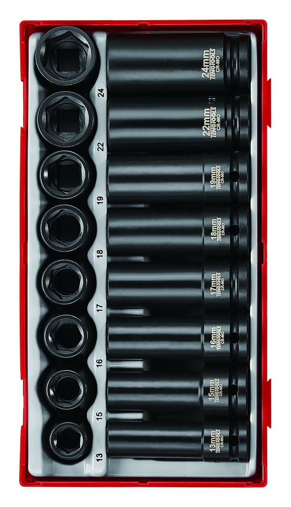 TengTools 1/2inch Impact Socket Set DIN TT1 20 Pieces
