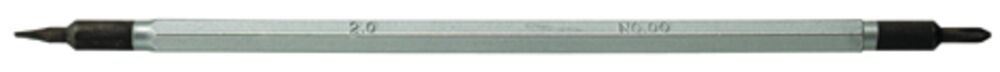 TengTools Double Ended Mini Screwdriver Blade 4mm x PH1
