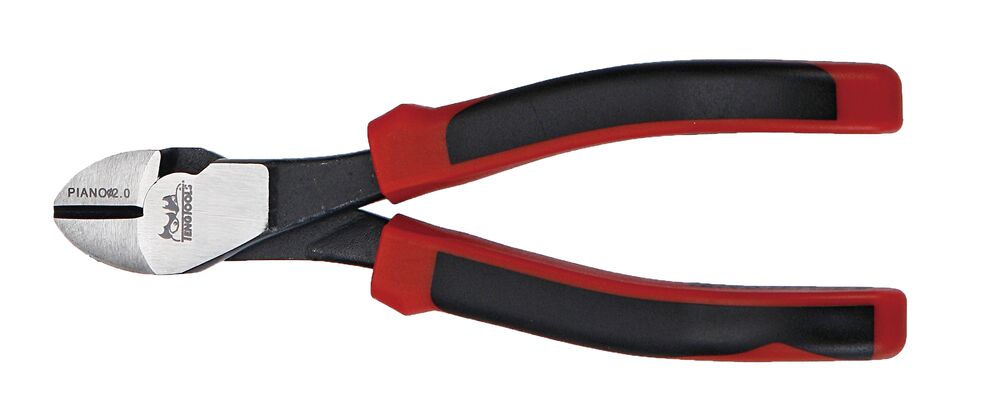 TengTools Heavy Duty Side Cutting Plier Offset TPR Grip 200mm