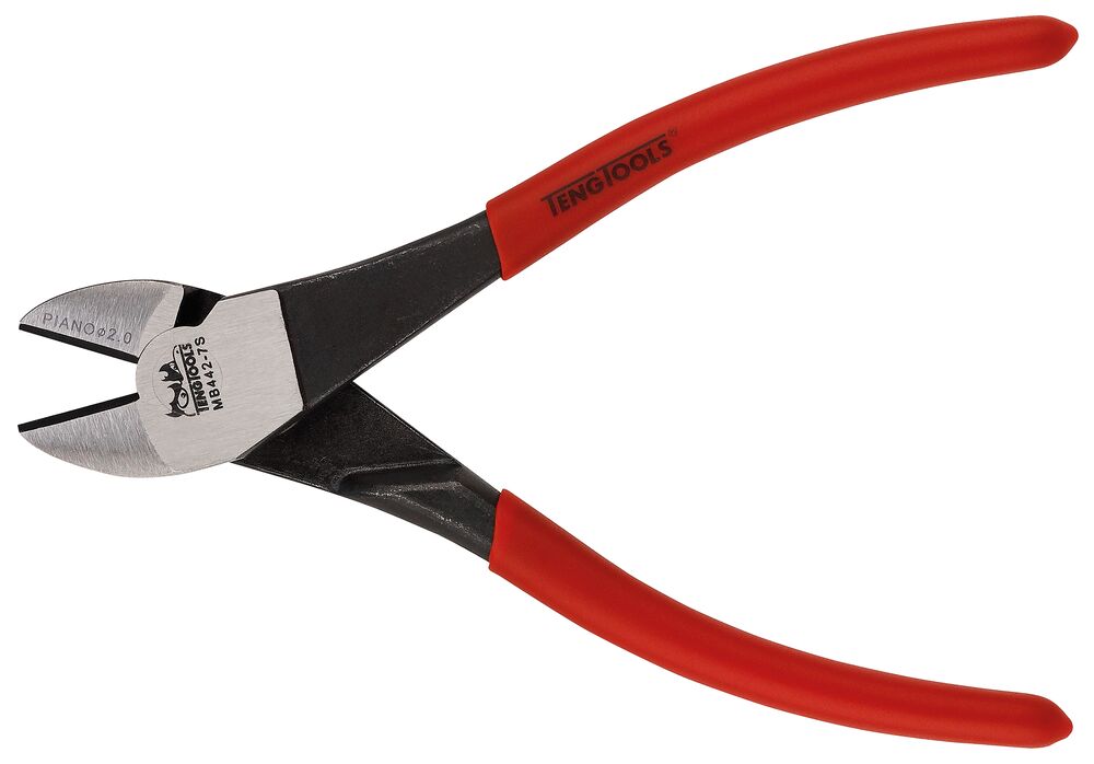 TengTools Heavy Duty Side Cutting Plier With Spring 180mm