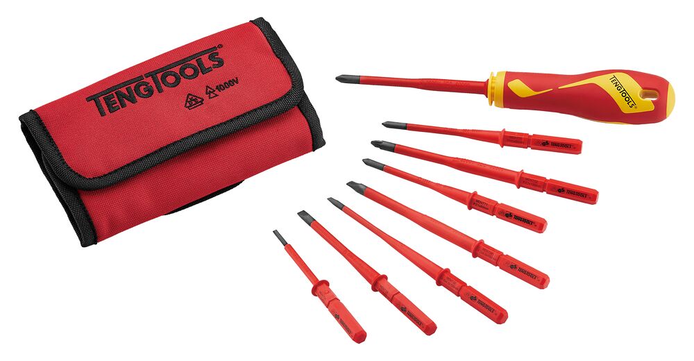 TengTools Insulated Interchangeable Blade Set Wallet 9 Pieces