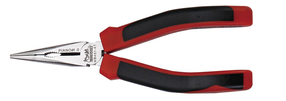 TengTools Long Nose Plier TPR Grip 170mm