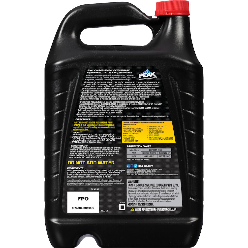 Anticongelante 50% G12 5L – Marvic Industries