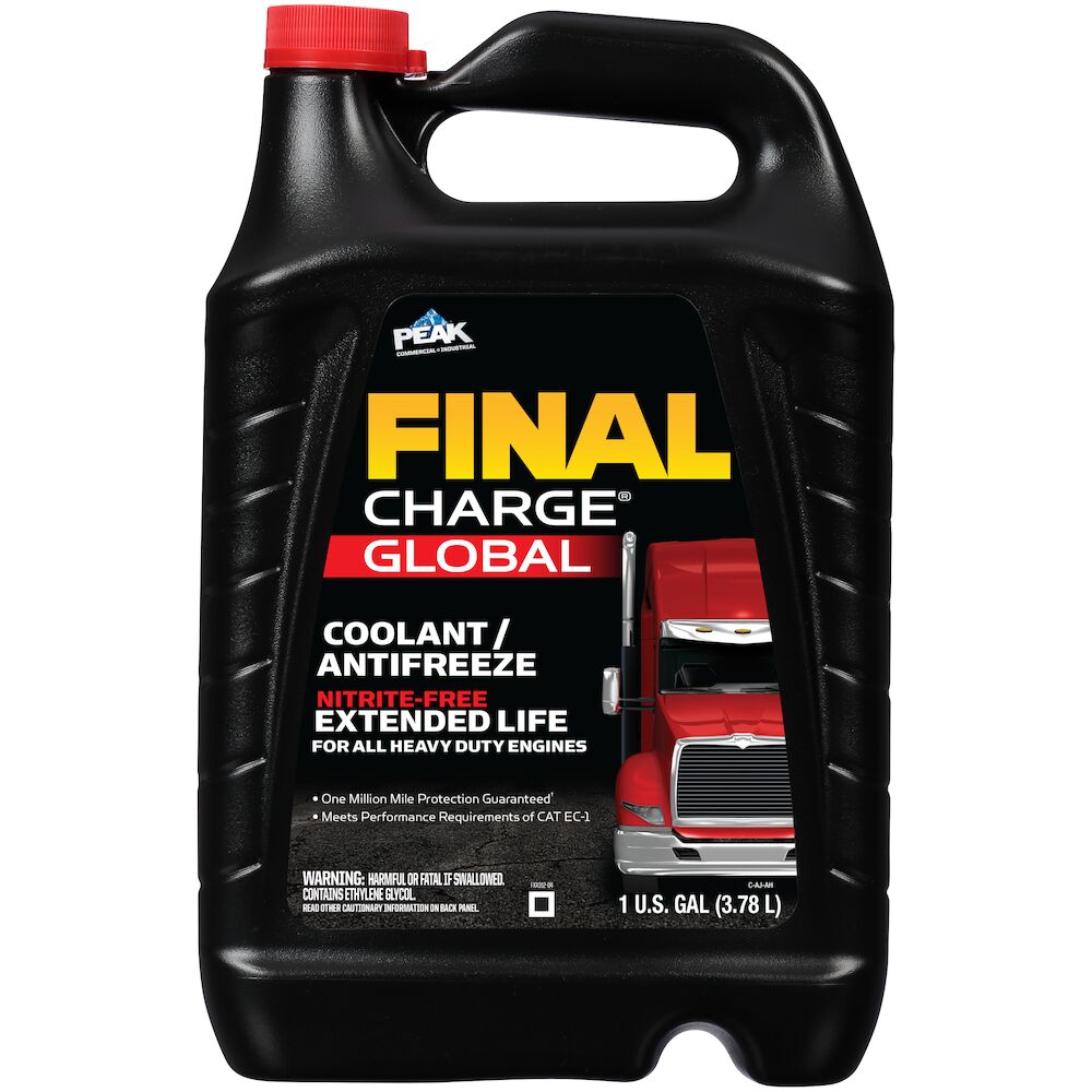 PEAK Final Charge Antifreeze Concentrate - Heavy Duty Coolant For Diesel & Gas Engines, 1 Gallon