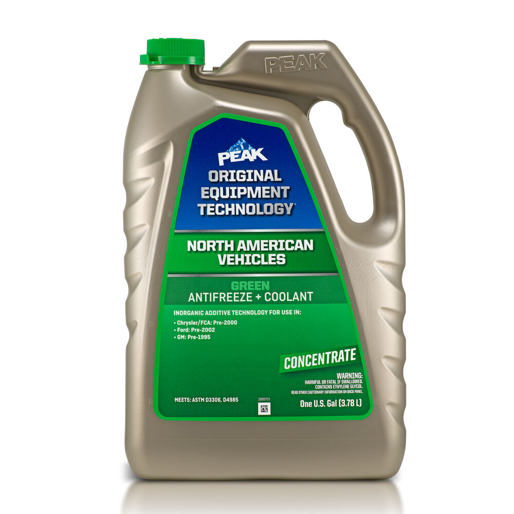        PEAK ORIGINAL EQUIPMENT TECHNOLOGY™ Concentrate Antifreeze + Coolant for North American Vehicles - GREEN - 1 Gal.
