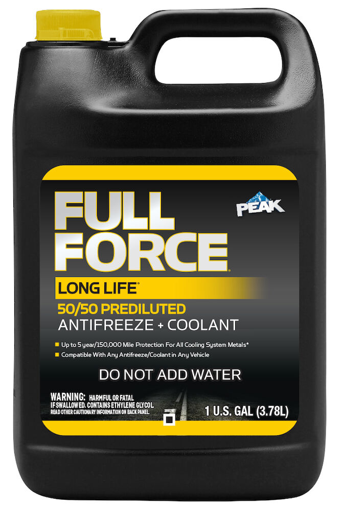 FULL FORCE® LONG LIFE® 50/50 Prediluted Antifreeze + Coolant