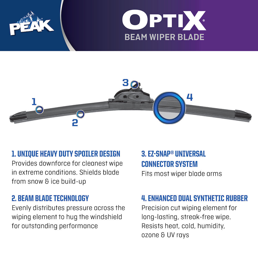 PEAK Silicone Plus Wiper Blade - 28 - Old World Industries