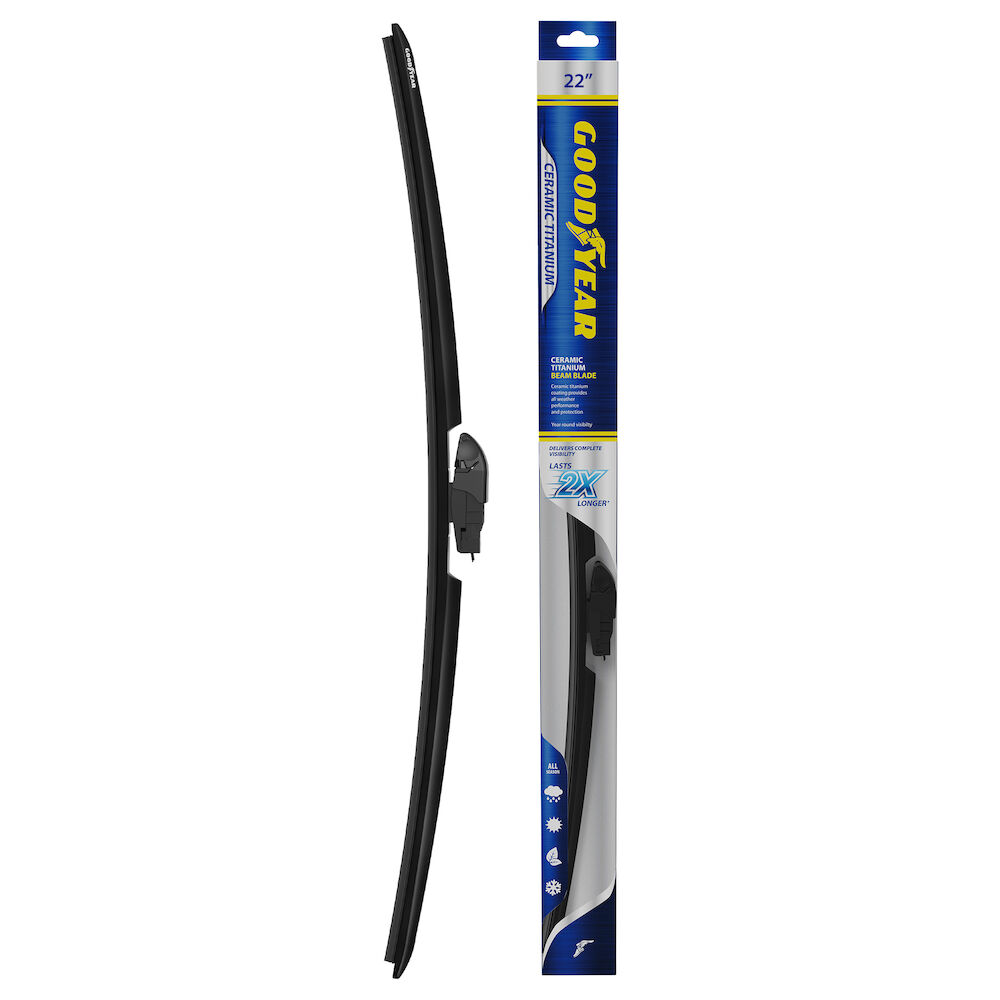 22in Ceramic Titanium Wiper Blades for Optimal Vision | Goodyear ...