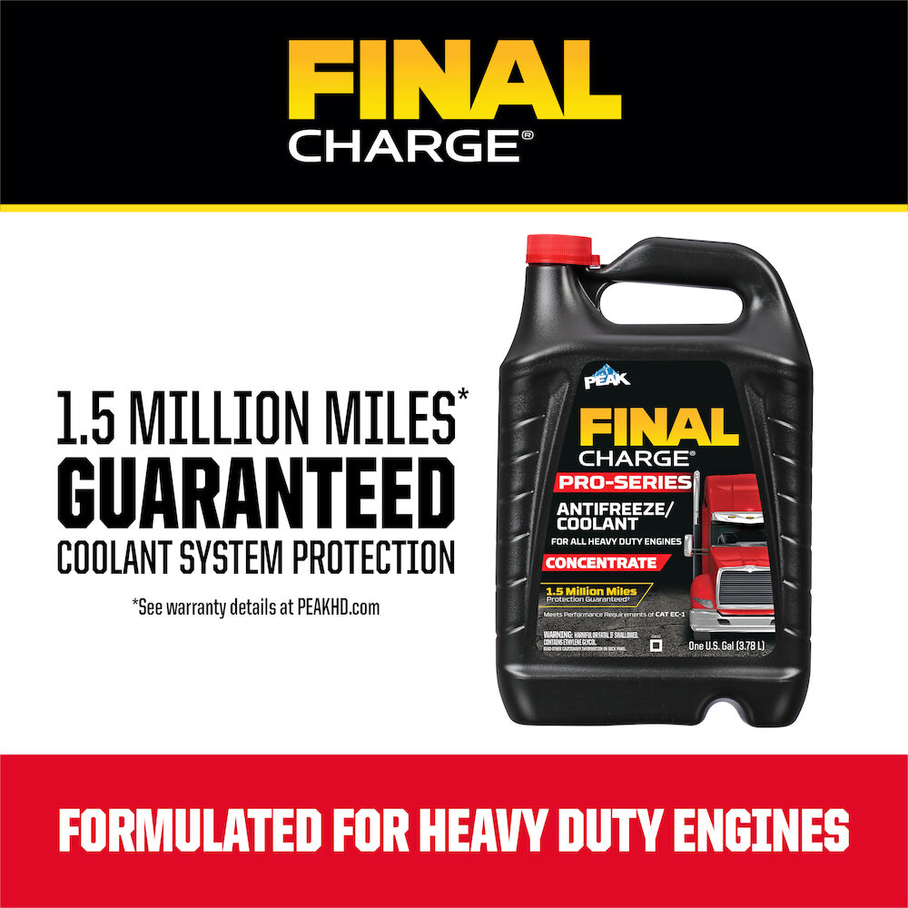 FINAL CHARGE® PRO-SERIES 50/50 Pre-Diluted Extended Life Antifreeze &  Coolant 