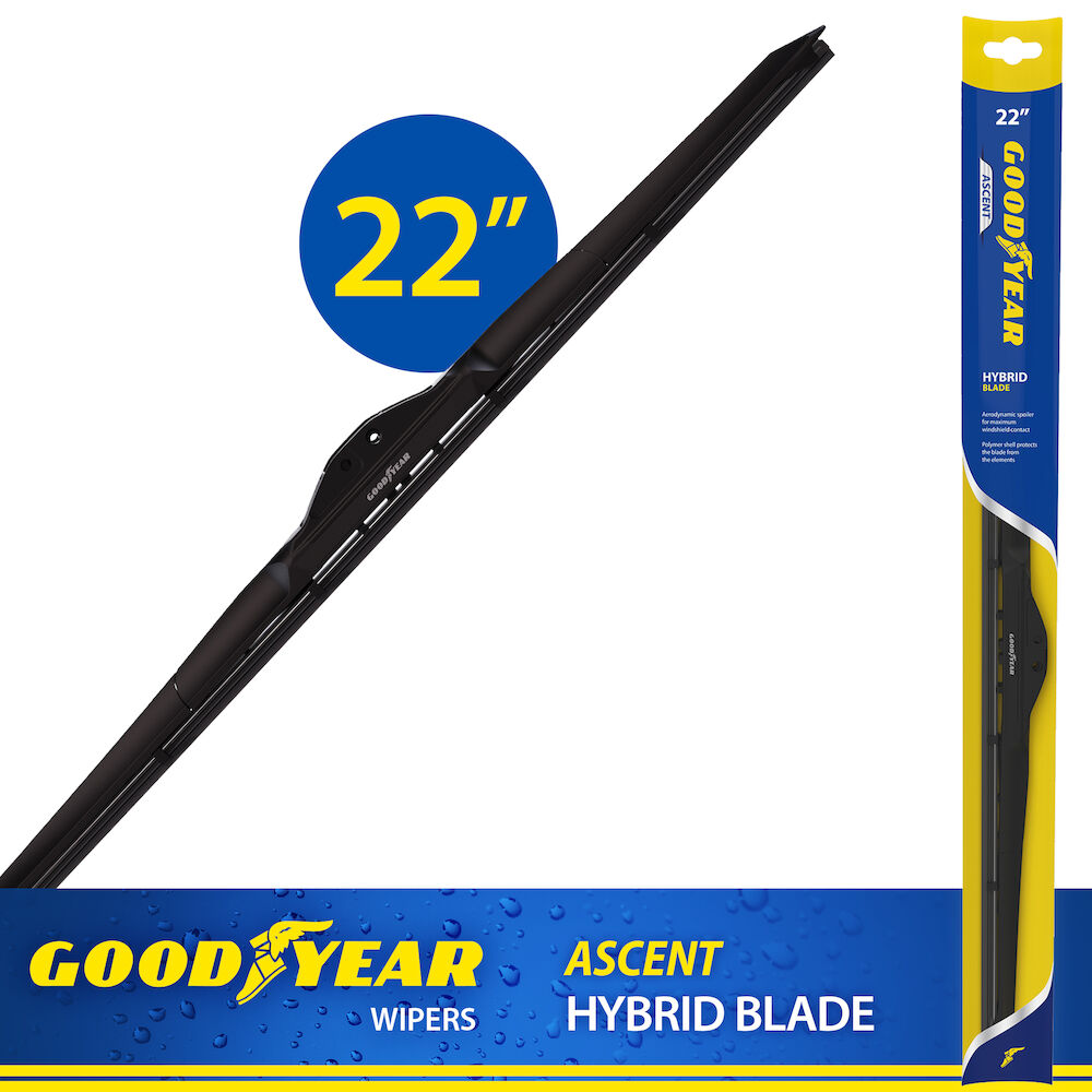 Goodyear Juego de escobillas limpiaparabrisas (Tipo: 22, Largo: 55 cm)