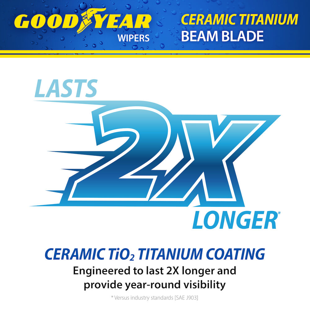 Top Performing 26 inch Ceramic Titanium Wiper Blades | Goodyear ...