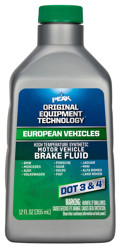             PEAK Original Equipment Technology Brake Fluid for European Vehicles 
