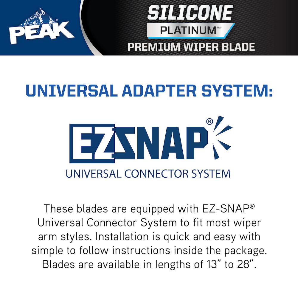 PEAK® SILICONE PLATINUM™ Wiper Blade - 18