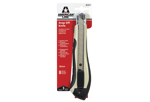 Accutec Blades APTL-7001-0000 Deluxe Window Scraper with 5 Blades, High  Carbon, 3 OAL
