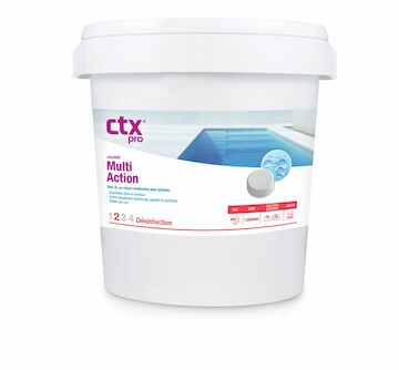 Produits chimiques pour piscines: CTX-393 MultiAction 5 tablets 250g