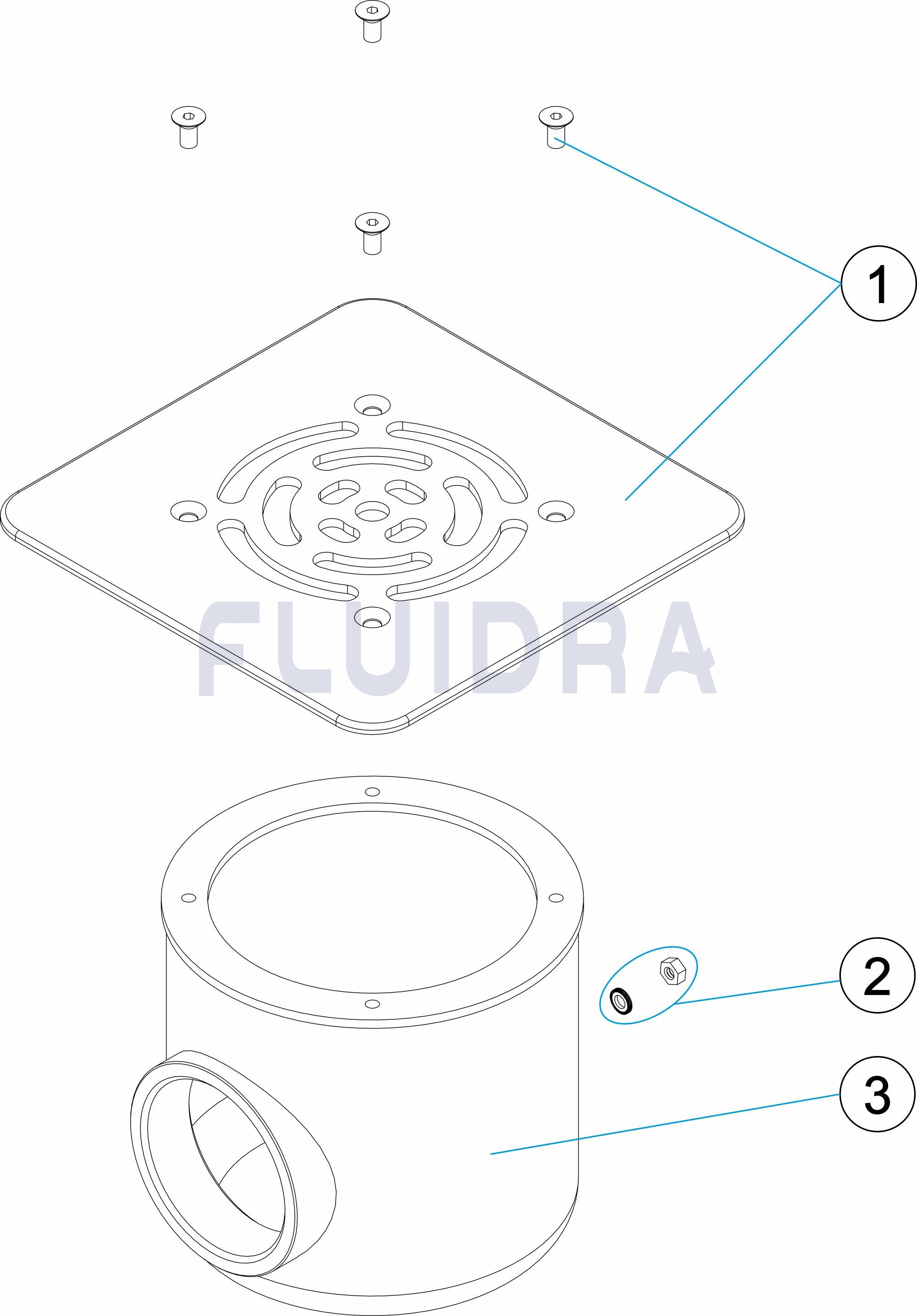 FLOOR DRAIN Acero Inoxidable AISI316