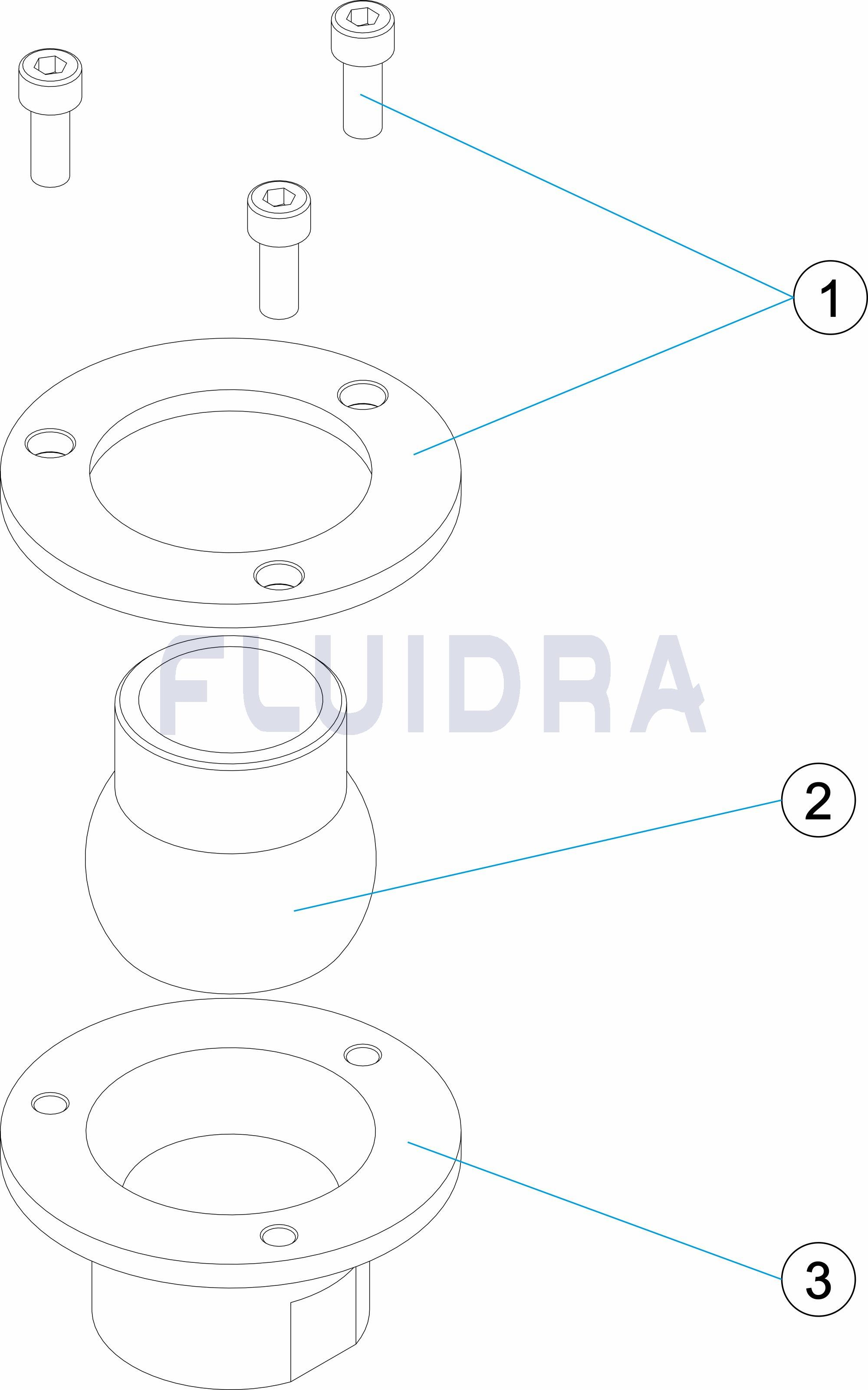 Ø 93 x 89 1 1/2”G AISI 316
