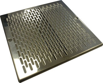 Stainless steel reinforced grating