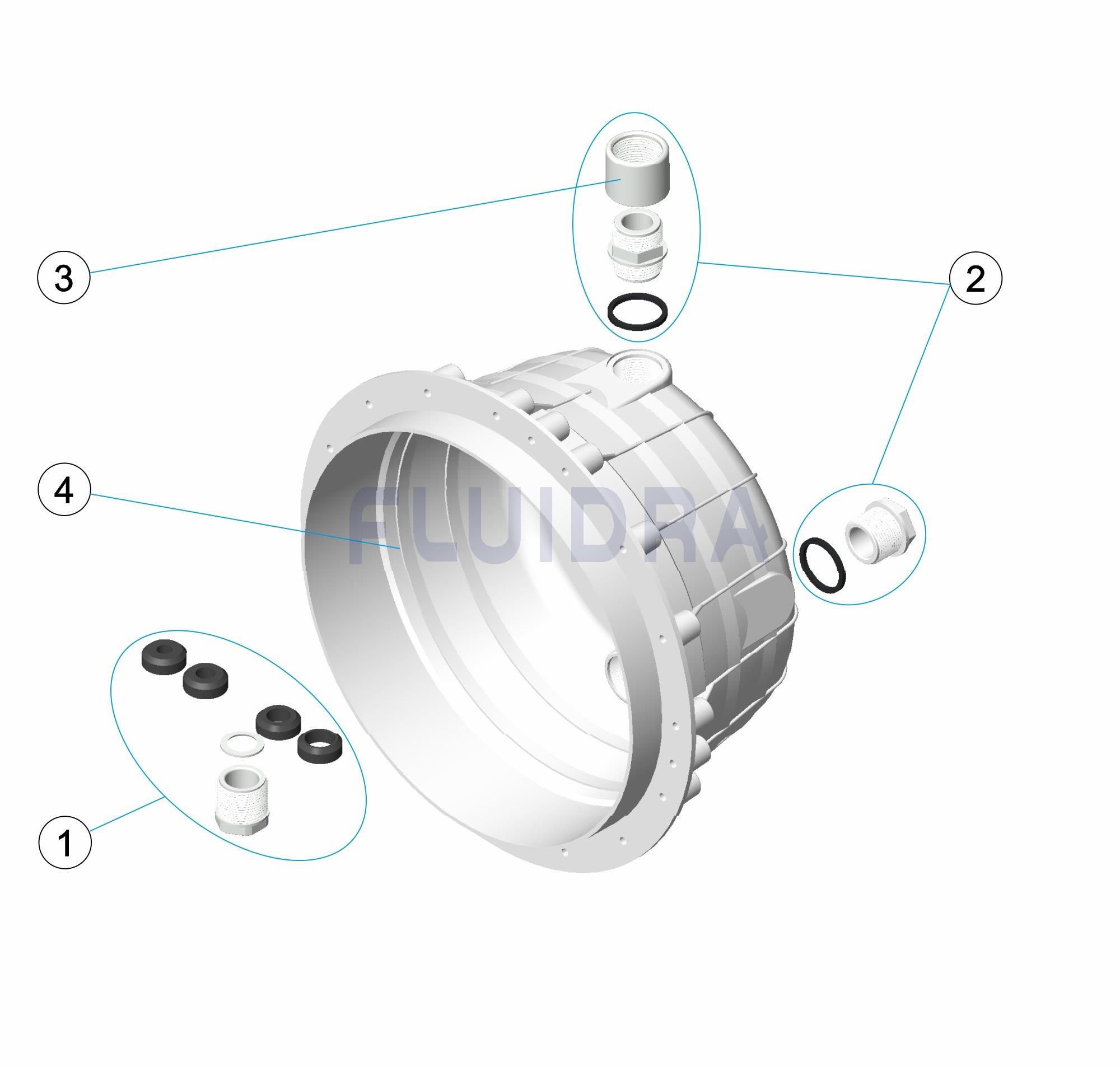 Astral LED Lumiplus Par 56 Commercial Swimming Pool Lighting White