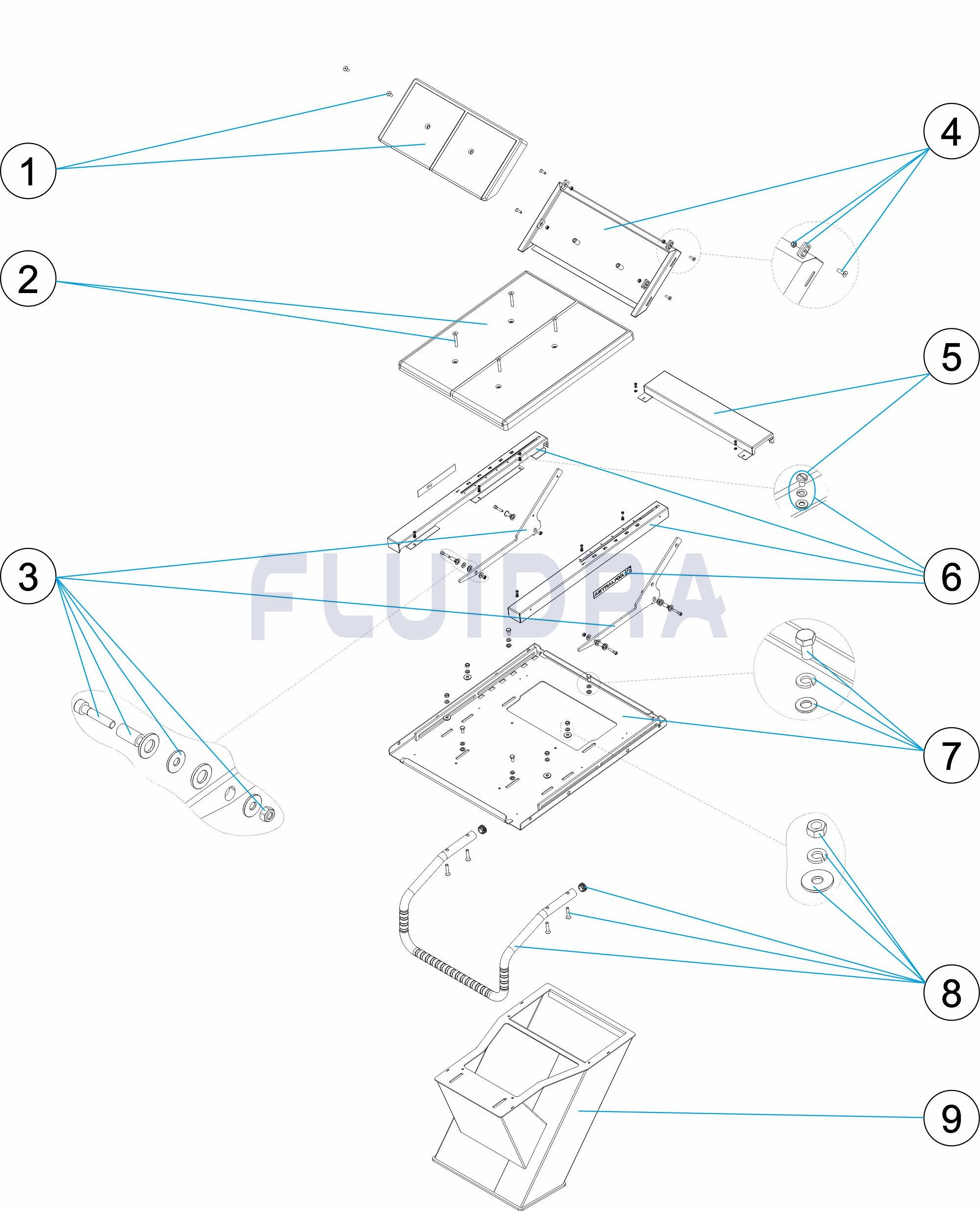 Soporte móvil de la plataforma de inicio