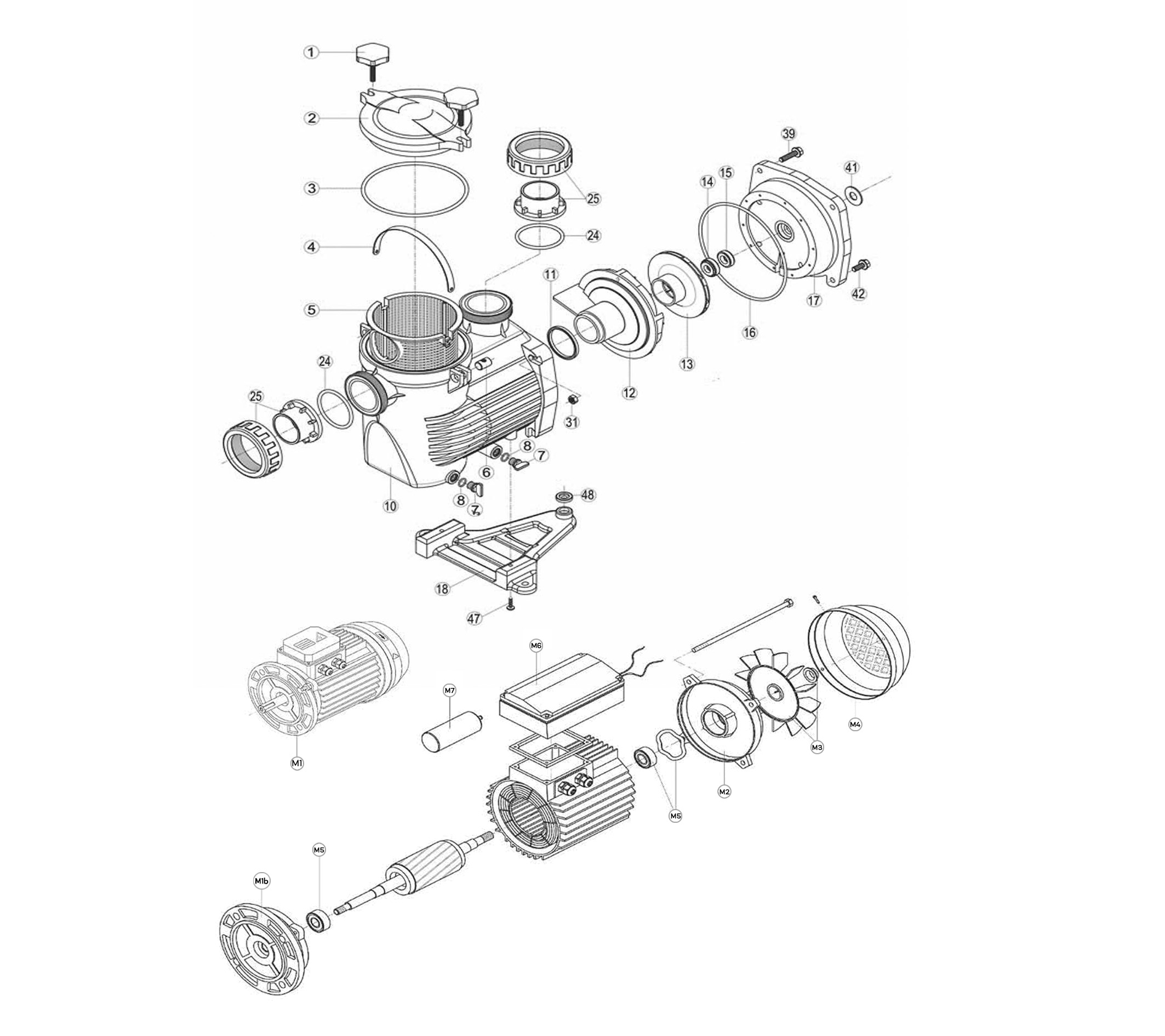 BOMBA KS EVO 1,00 CV 15,4 M³/H