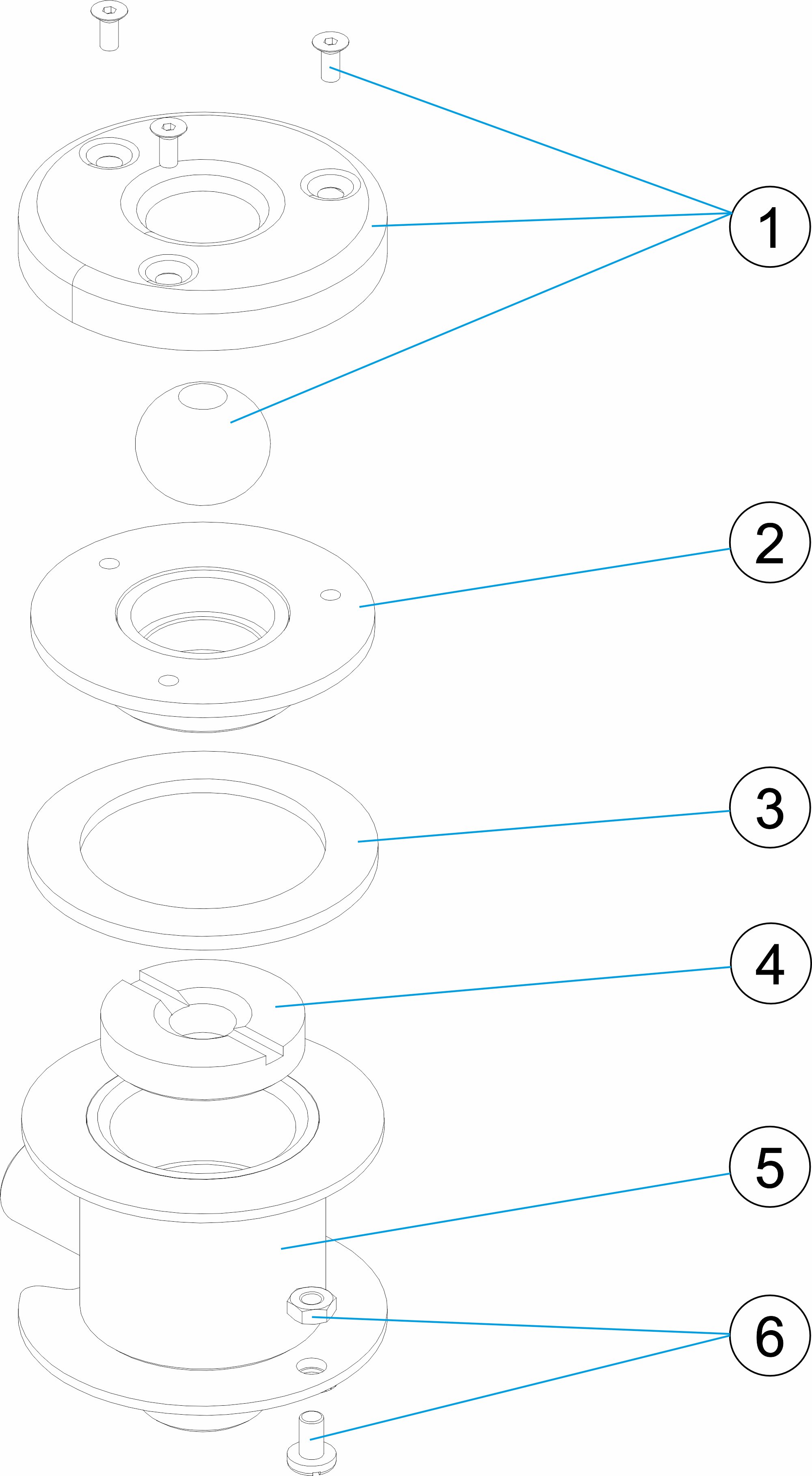 Conjunto minijet embellecedor de bola