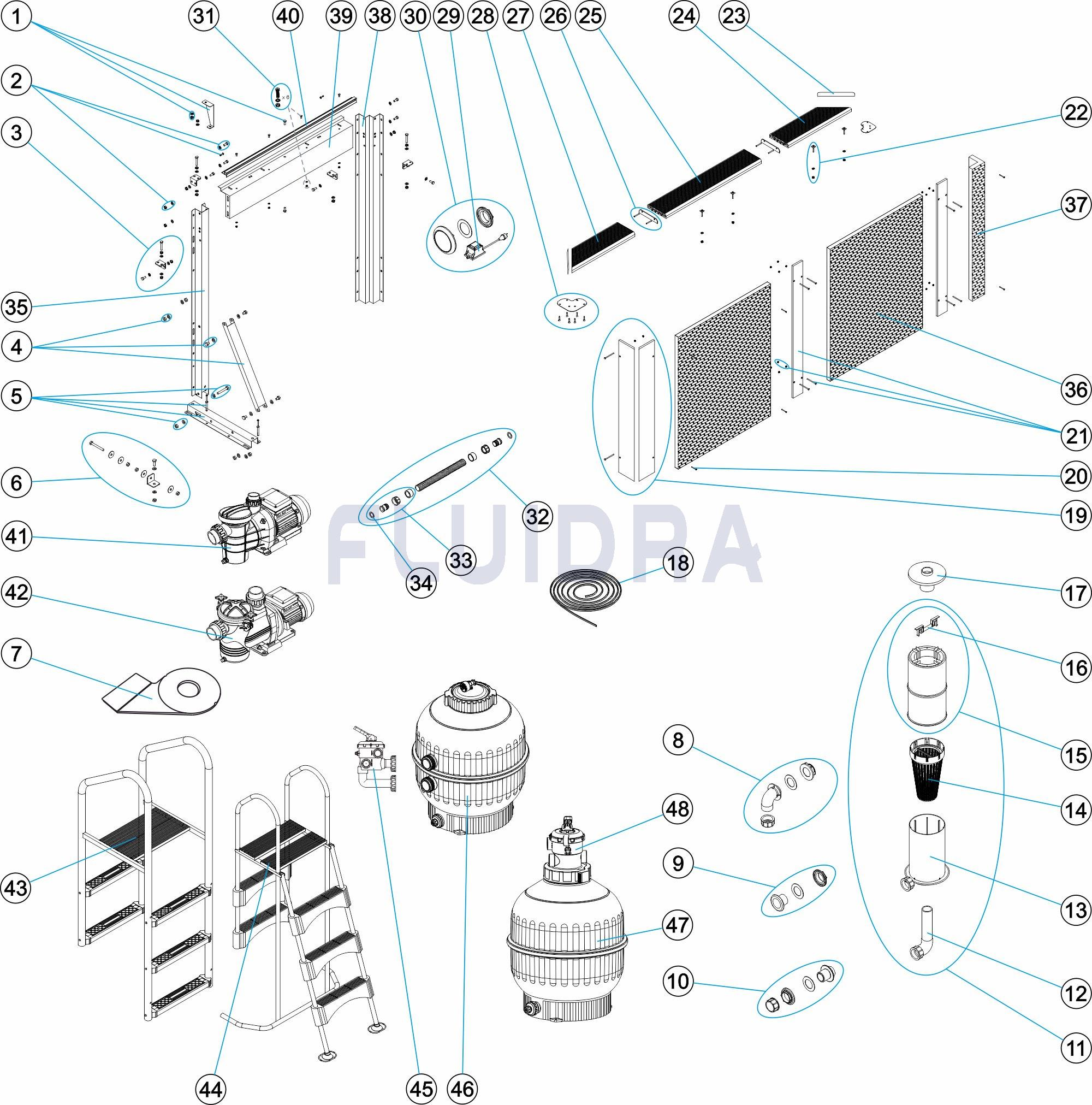 Rattan 2x4 - Beige - Café