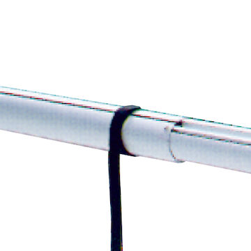 Central pipe in anodised aluminium Ø 100 mm